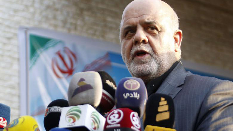 Outgoing Iranian Ambassador Iraj Masjedi during a press conference in Baghdad, 2018. (Photo: AFP)