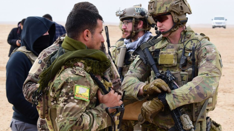 The SDF and the US-led coalition against ISIS carried out a joint operation in the Hasakah province on Friday (Photo: SDF’s Coordination and Military Operations Center).