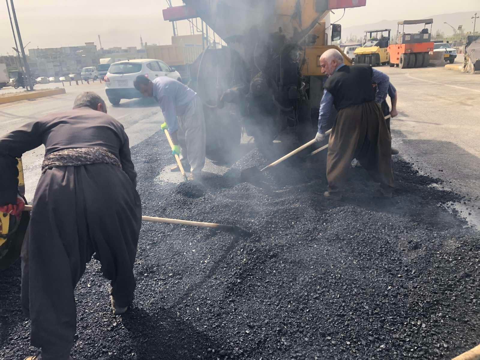 شەقامی سەرەكی سلێمانی-عەربەت نۆژه‌ن ده‌كرێته‌وه‌
