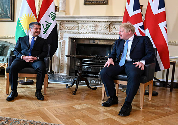 The President of the Kurdistan Regional Government and the Prime Minister of Britain
