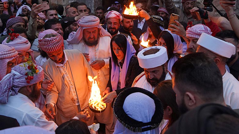 جەژنی سەری ساڵدا ئێزدییەکان، وێنه‌: AFP