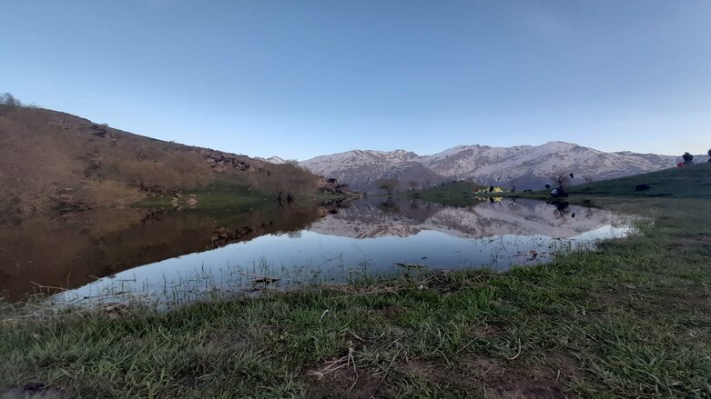 Fellaw Pond in the mountains of Choman town in the Kurdistan Region’s Balakayati area near the Iranian border (Photo: Goran Sabah Ghafour)