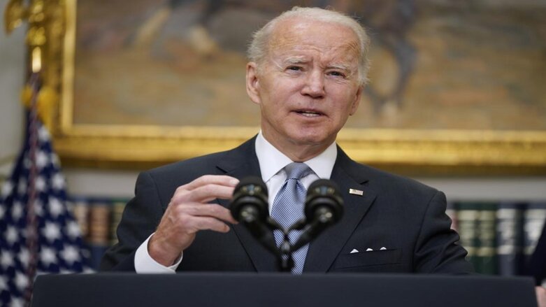 President Joe Biden delivers remarks on the Russian invasion of Ukraine, in the Roosevelt Room of the White House, Thursday, April 21, 2022, in Washington. (Photo: Evan Vucci/AP)