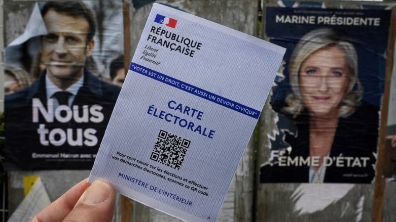رقابت انتخابات ریاست جمهوری فرانسه بین مارین لوپن و امانوئل مکرون