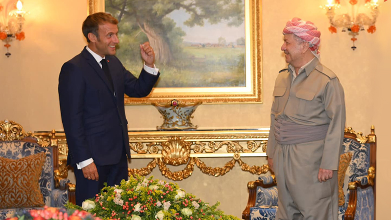 Macron'un Erbil ziyaretinden bir kare