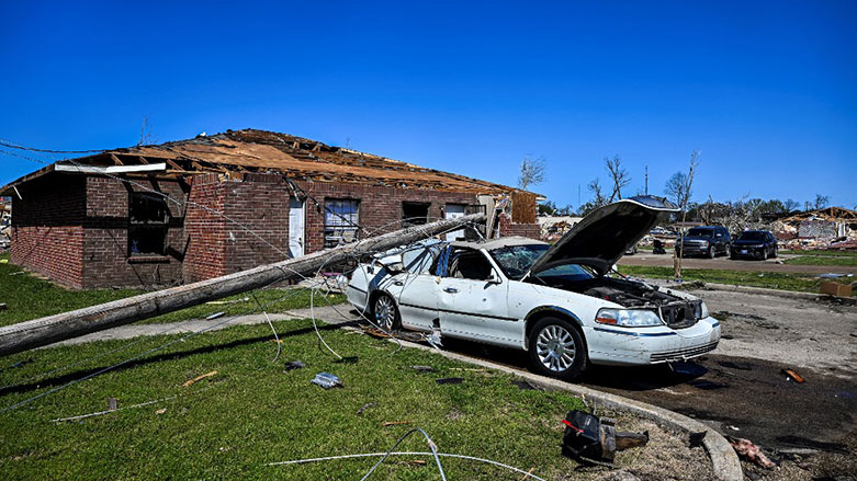 Mississippi'de meydana gelen yıkım (Foto: AFP)