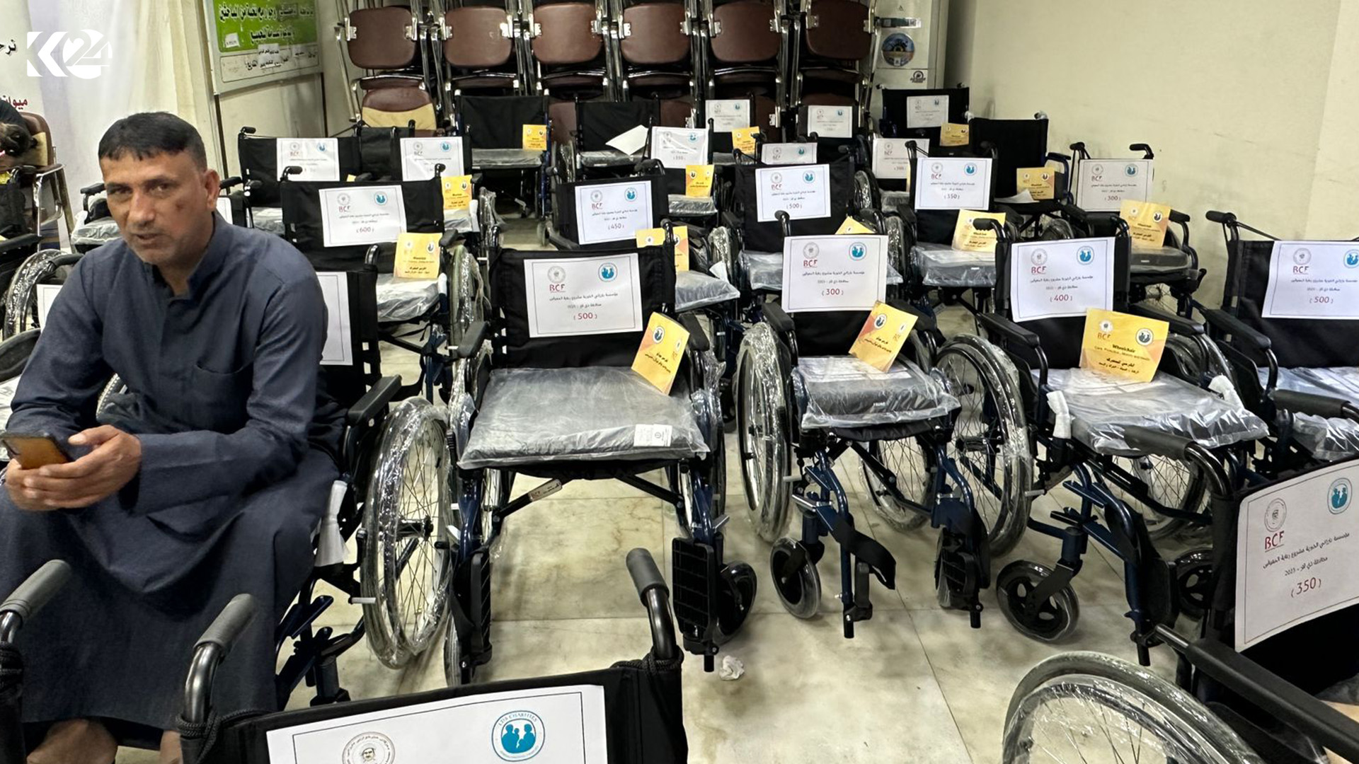هاوکارییەکانی دەزگای خێرخوازی بارزانی بە هەماهەنگی لەگەڵ دامەزراوەی (ئێڵ دی ئێس) ئەمەریکی بۆ خەڵکی کەمدەرامەتی ناسرییە | وێنە: دیلان بارزان - کوردستان24