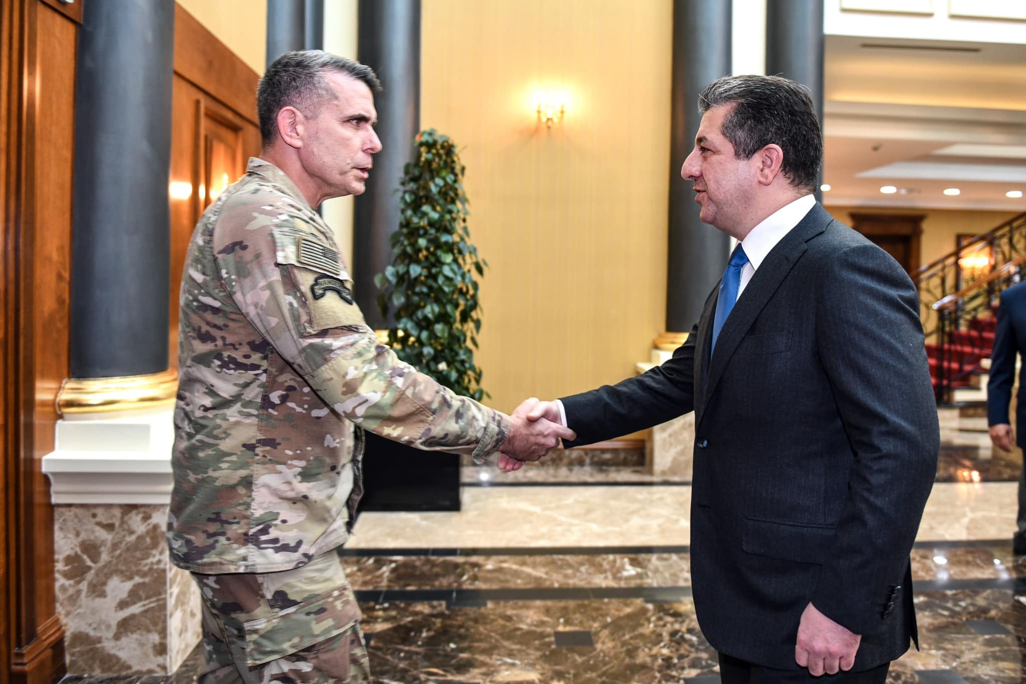 PM Barzani, Coalition General Discuss Greater Coordination Between ...