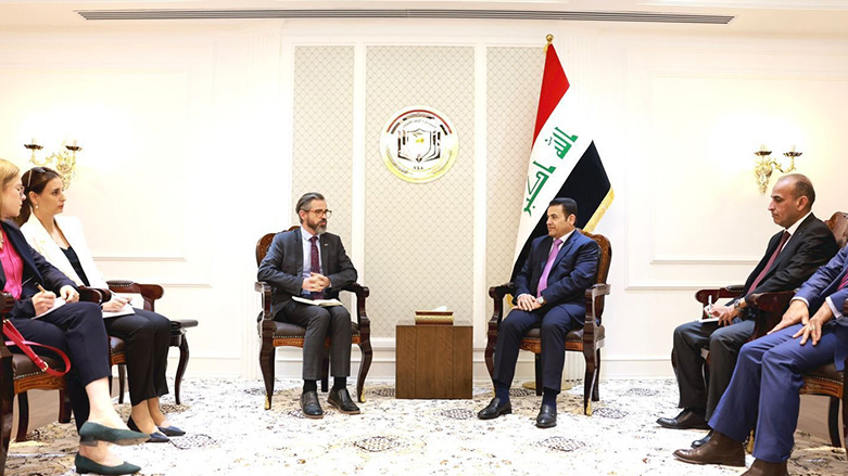 دیدار هیات سفارت آلمان در عراق با قاسم الاعرجی، مشاور امنیت ملی عراق