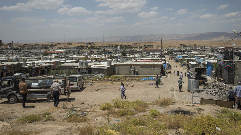 مخيمٌ في إقليم كوردستان يأوي لاجئين ونازحين