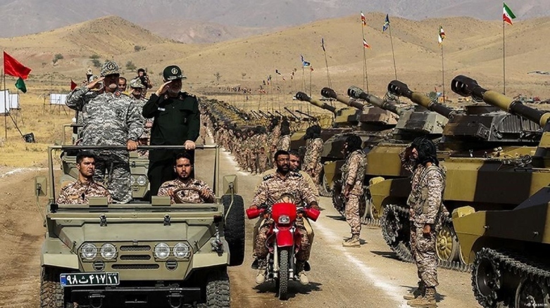مانور سپاه پاسداران در مرز آذربایجان/آرشیو