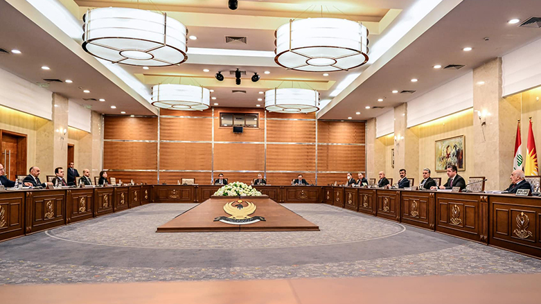 اجتماع سابق لمجلس وزراء إقليم كوردستان