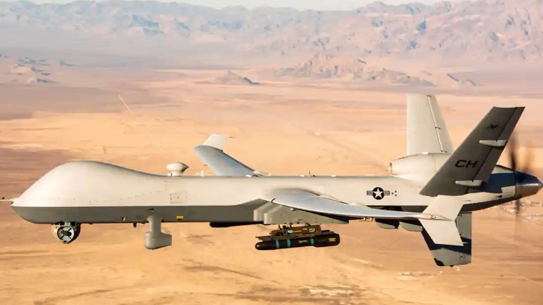 The MQ-9 Reaper flying over Nevada (Photo: William Rosado/US AIR FORCE/AFP/Getty Images)