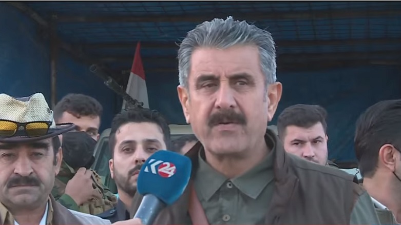مسؤول جبهة كركوك - آلتون كوبري (بردي) في قوات البيشمركة نوري حمه علي