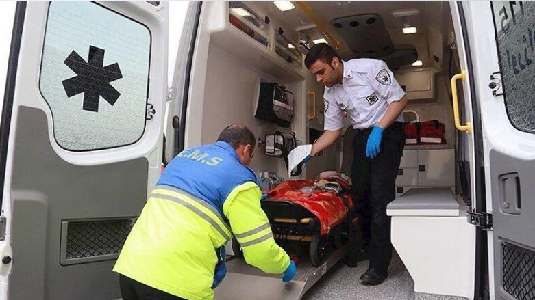 وێنەی یەکێک لەبریندارەکان