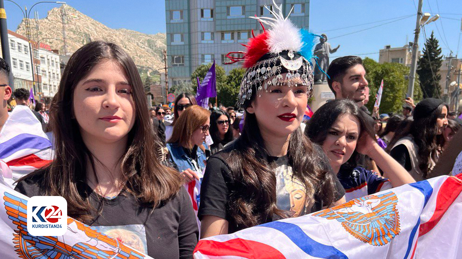 The Assyrian community during the Akitu celebrations. (Photo: Kurdistan 24)