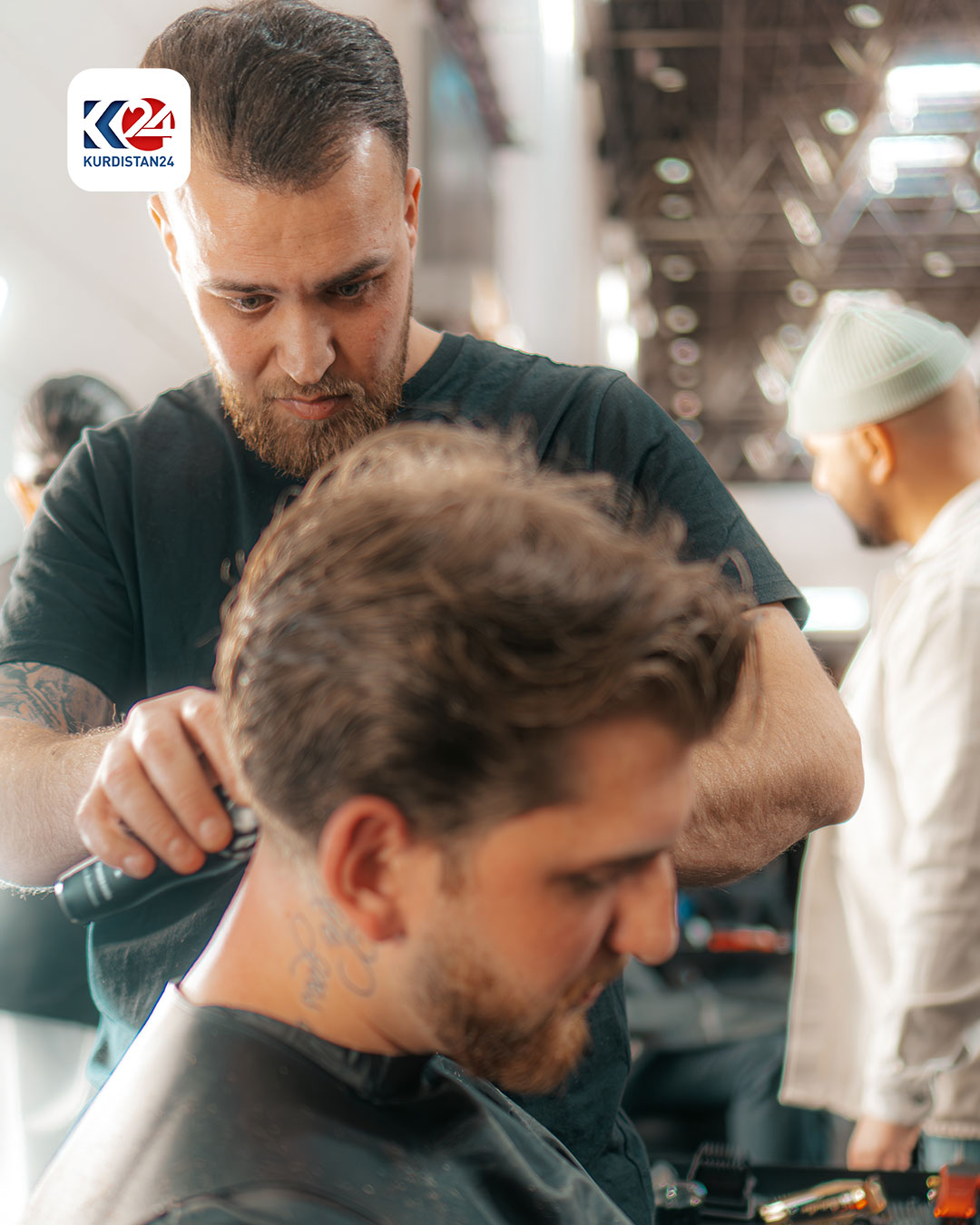 Sherzad Mohammed during his participation in the TOP-hair Competition.