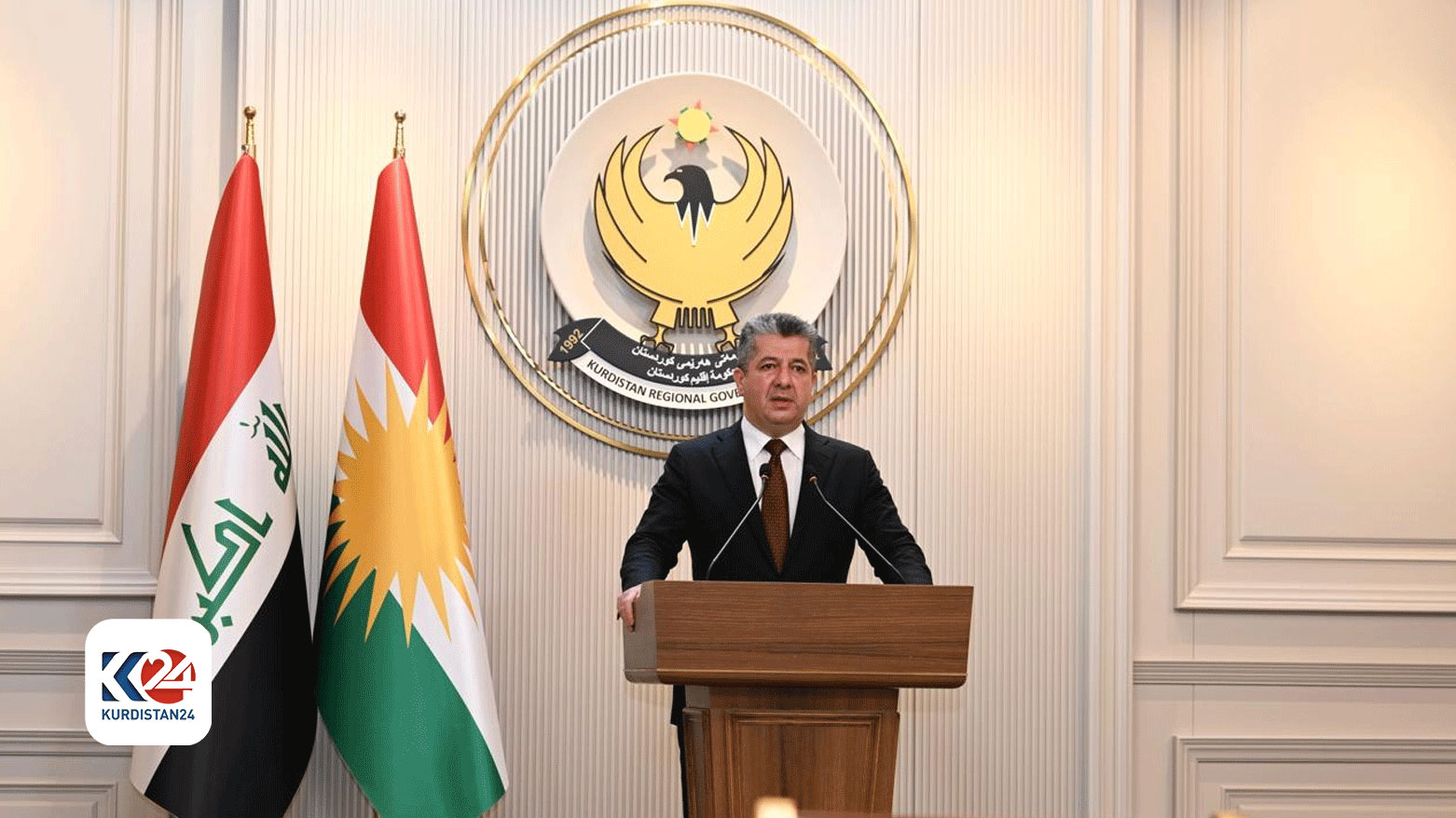 رئيس وزراء إقليم كوردستان مسرور بارزاني