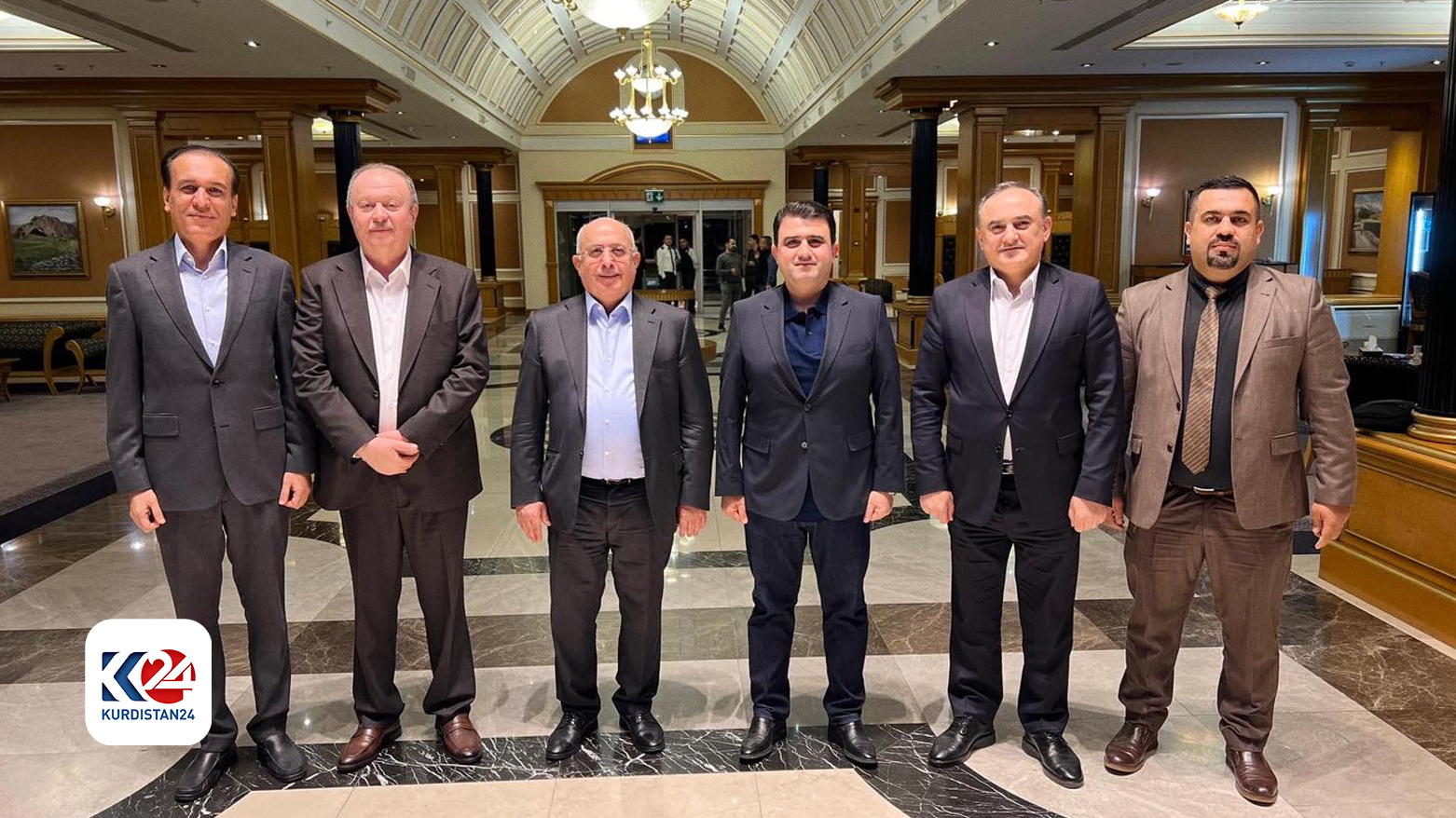 Senior KRG delegation in Baghdad, April 3, 2024. (Photo: KRG)