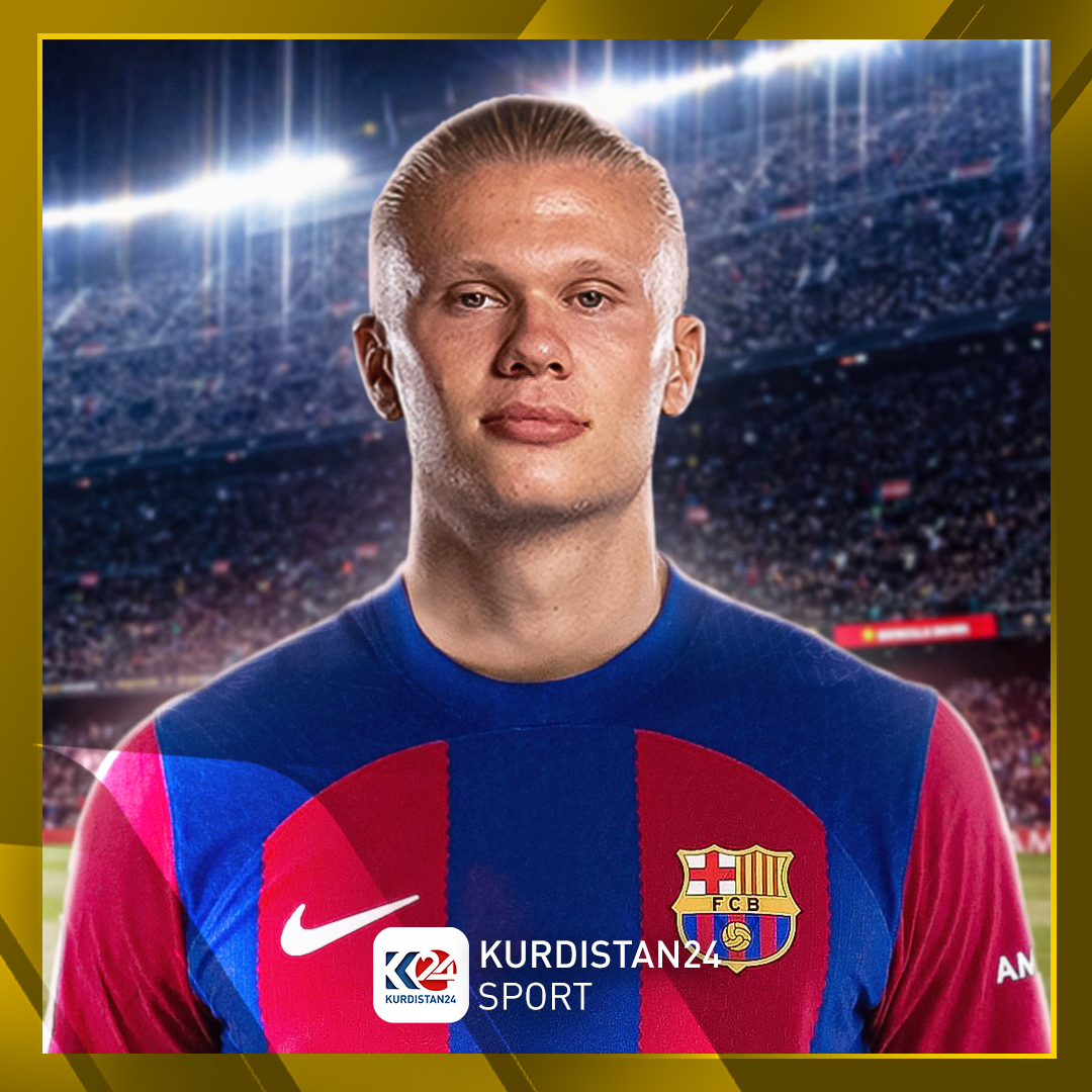 ئێرلینگ هالاند یاریزانی مان سیتی، کە بارسێلۆنا دەیەوێت بیگوزێتەوە