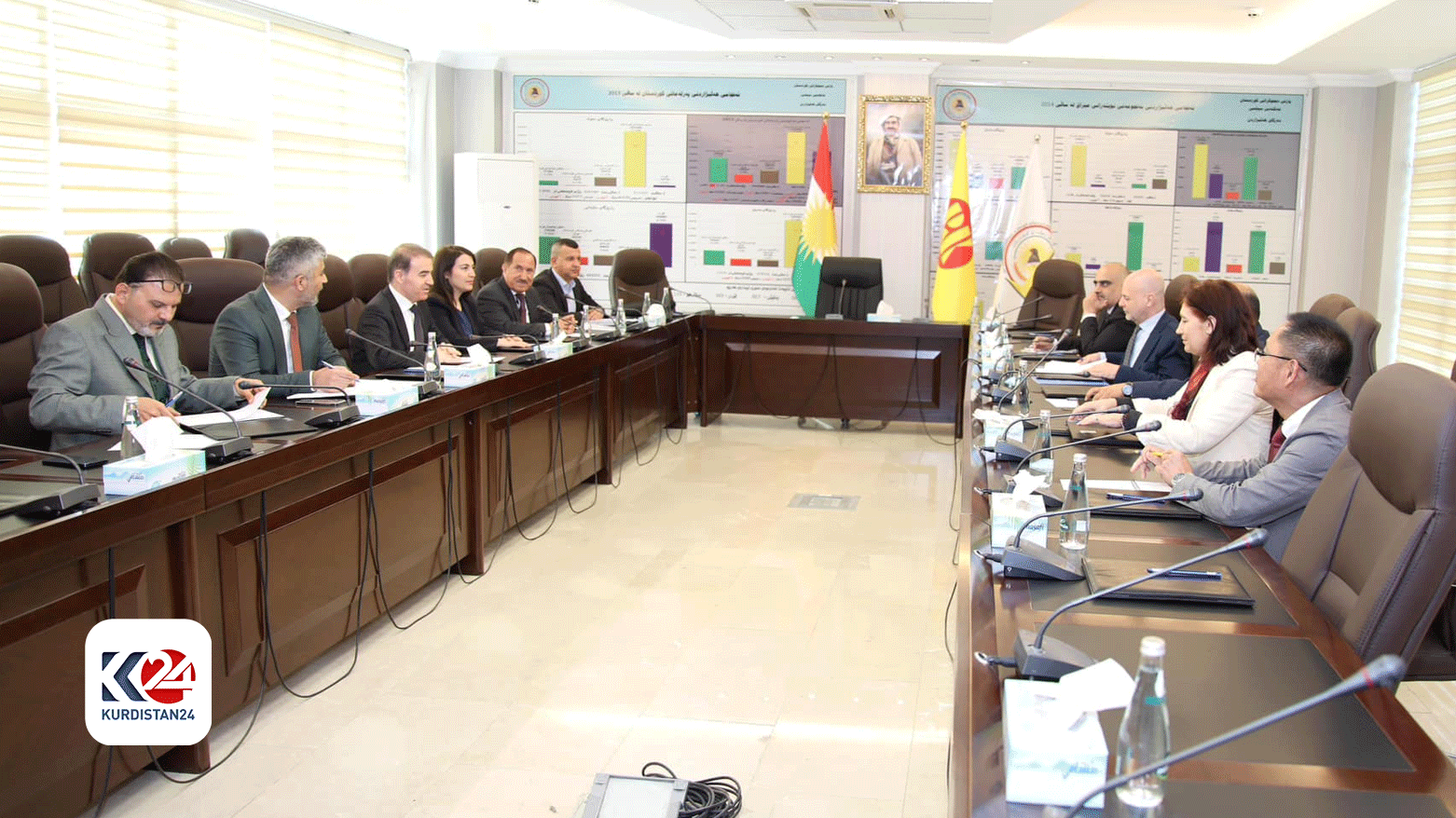 نشست هیئت پارت دموکرات کوردستان و هیئت نمایندگی سازمان ملل در عراق