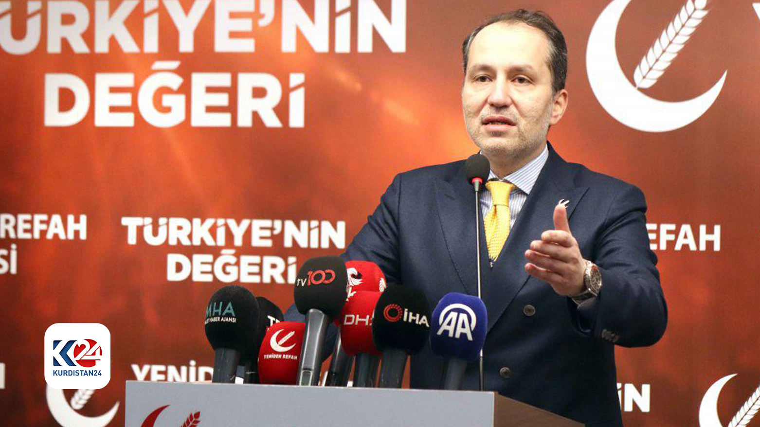 YRP lideri Fatih Erbakan