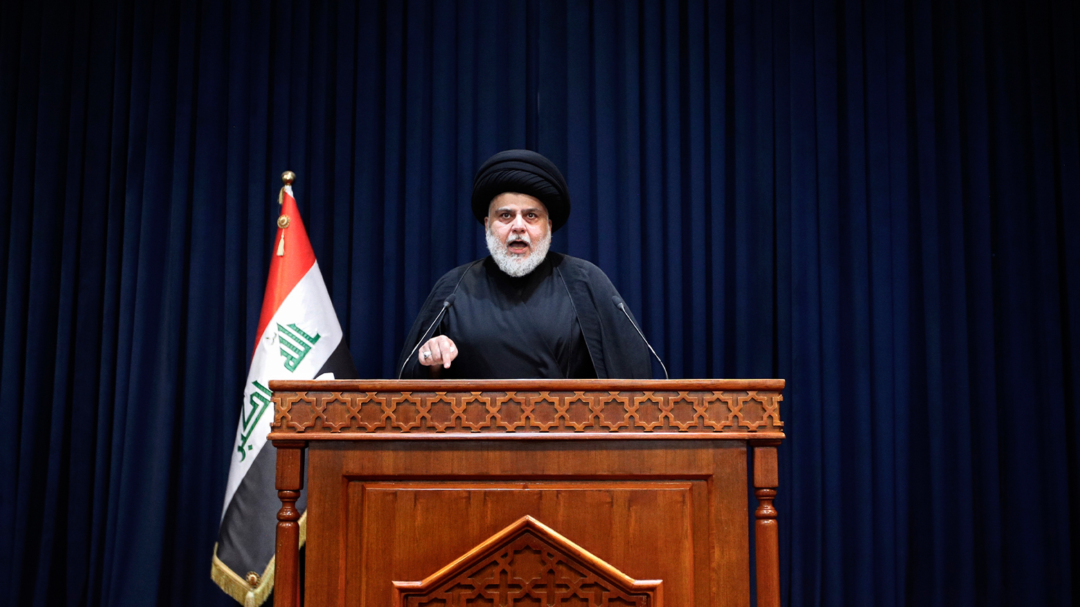 Influential Shiite cleric Muqtada al-Sadr. (Photo: AP/Anmar Khalil)