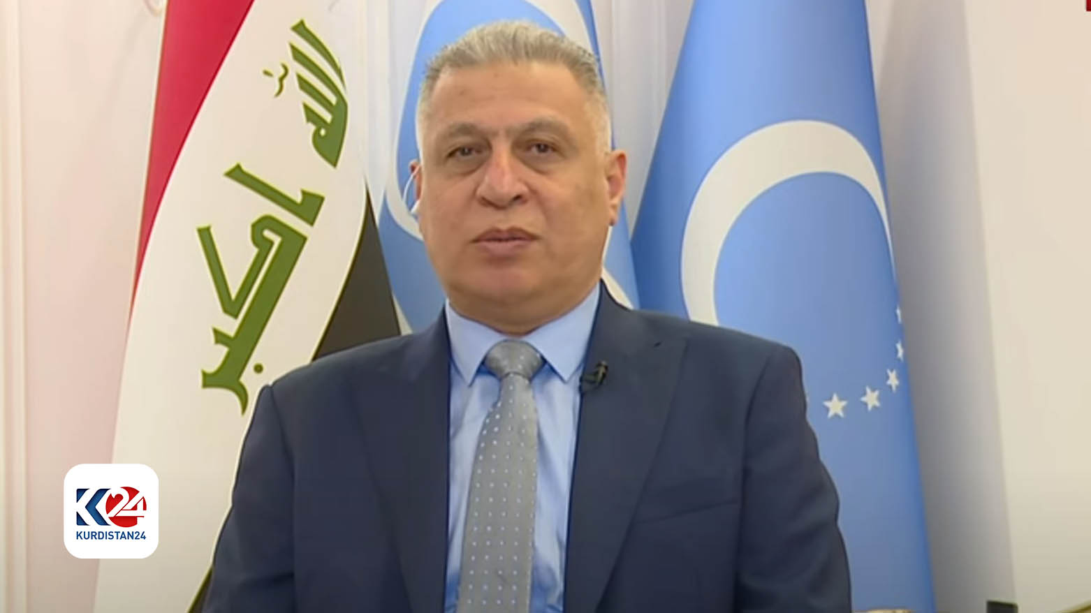 Iraqi Turkmen parliamentarian Arshad al-Salihi, April 13, 2024. (Photo: Kurdistan24)