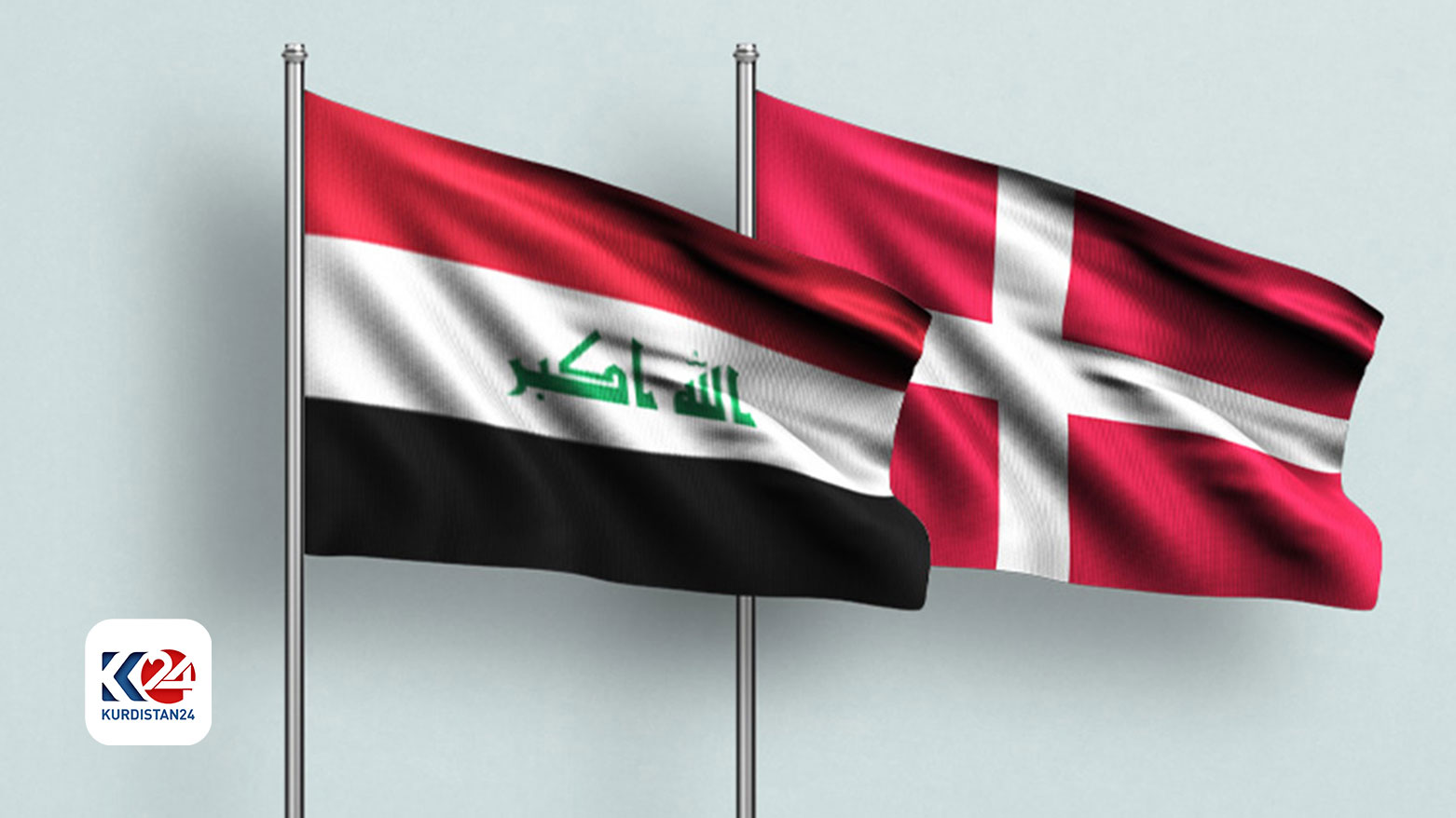 پرچم‌‌های دانمارک و عراق
