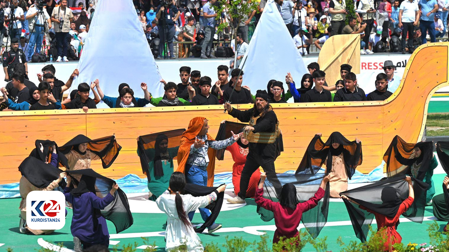 37th Spring Festival in Mosul, April 20, 2024. (Photo: Kurdistan24)