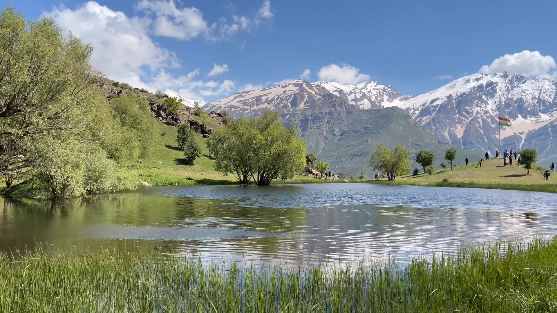 Felaw Pond a scenic haven for tourists in Kurdistan
