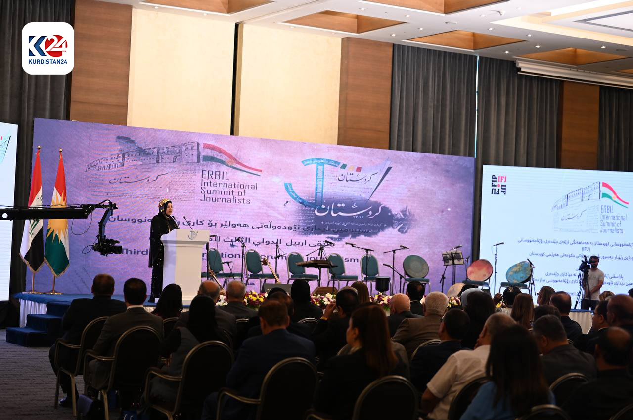 بەشداریی سەرۆکوەزیران مەسرور بارزانی لە دیداری نێودەوڵەتیی هەولێر بۆ کاری ڕۆژنامەنووسی