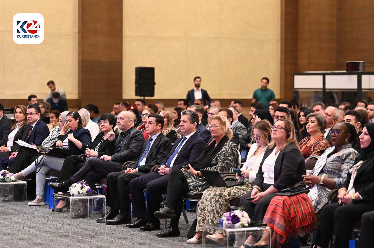 بەشداریی سەرۆکوەزیران مەسرور بارزانی لە دیداری نێودەوڵەتیی هەولێر بۆ کاری ڕۆژنامەنووسی