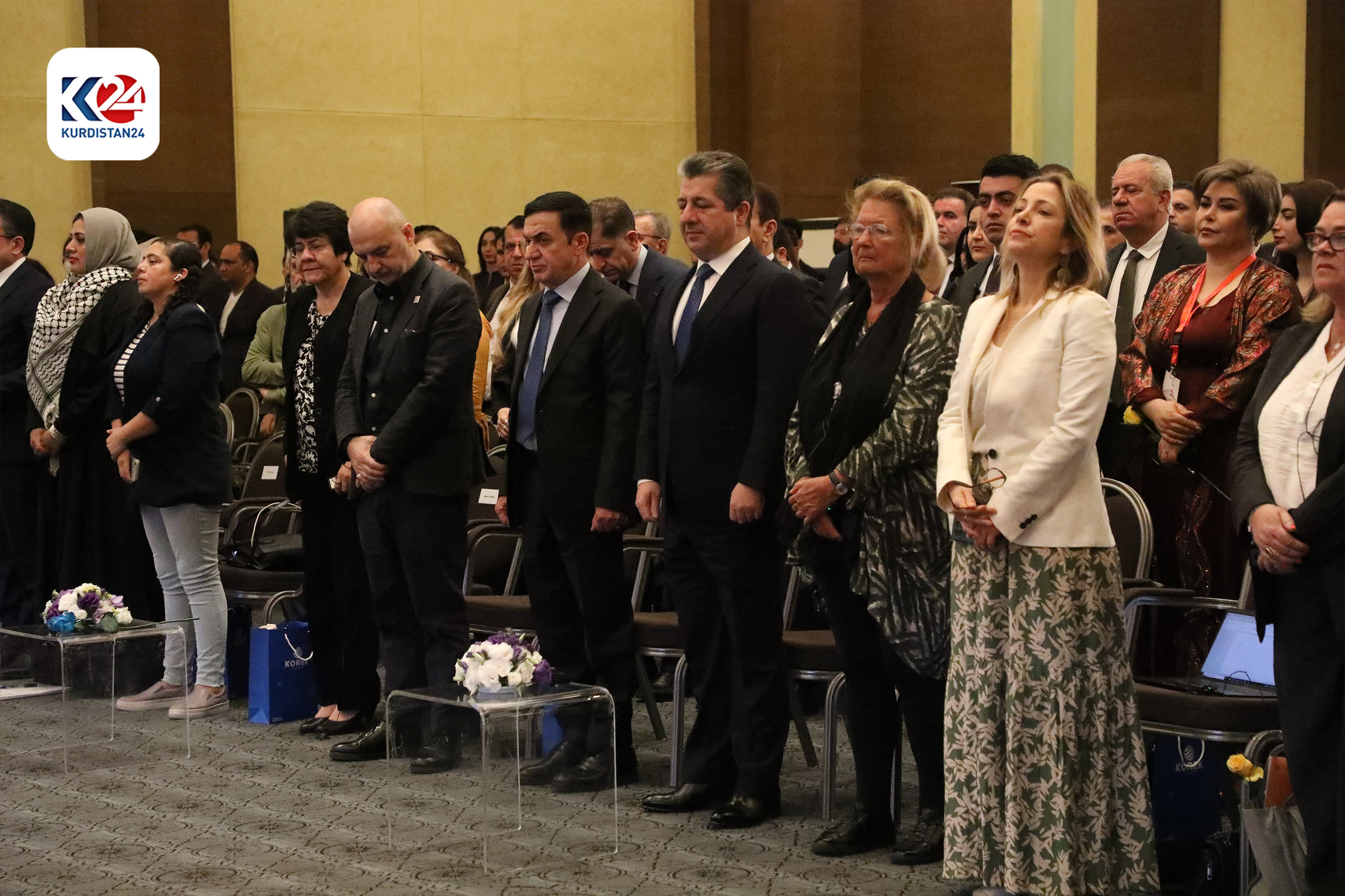 بەشداریی سەرۆکوەزیران مەسرور بارزانی لە دیداری نێودەوڵەتیی هەولێر بۆ کاری ڕۆژنامەنووسی