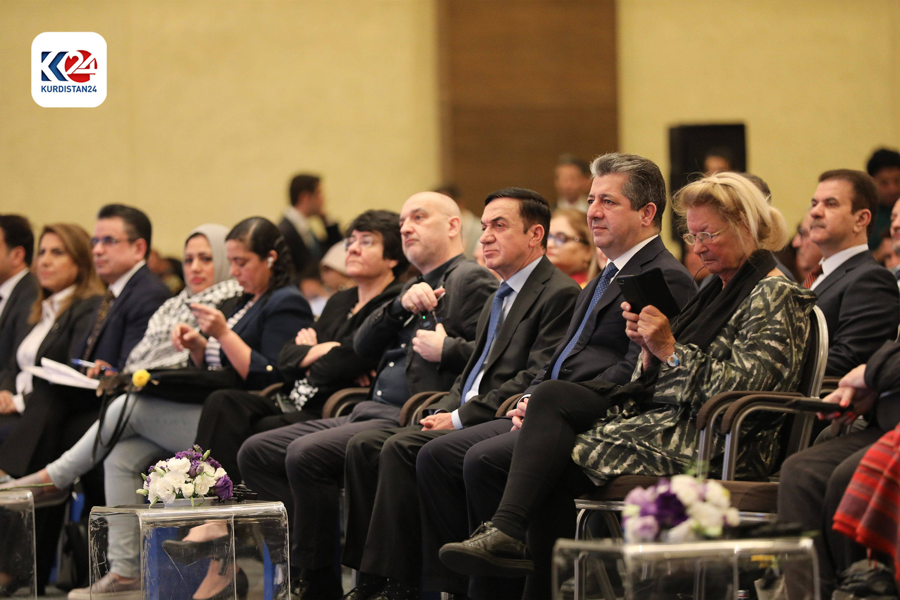 بەشداریی سەرۆکوەزیران مەسرور بارزانی لە دیداری نێودەوڵەتیی هەولێر بۆ کاری ڕۆژنامەنووسی