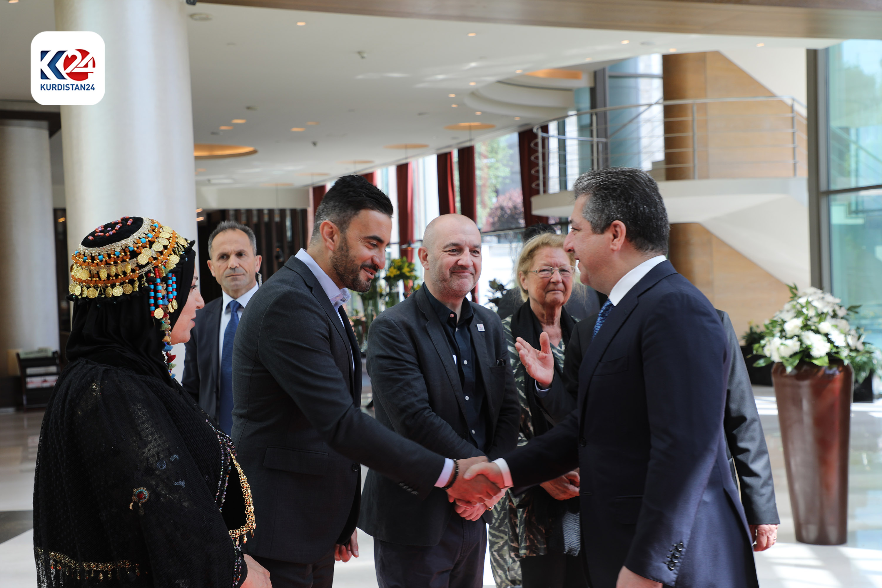 بەشداریی سەرۆکوەزیران مەسرور بارزانی لە دیداری نێودەوڵەتیی هەولێر بۆ کاری ڕۆژنامەنووسی