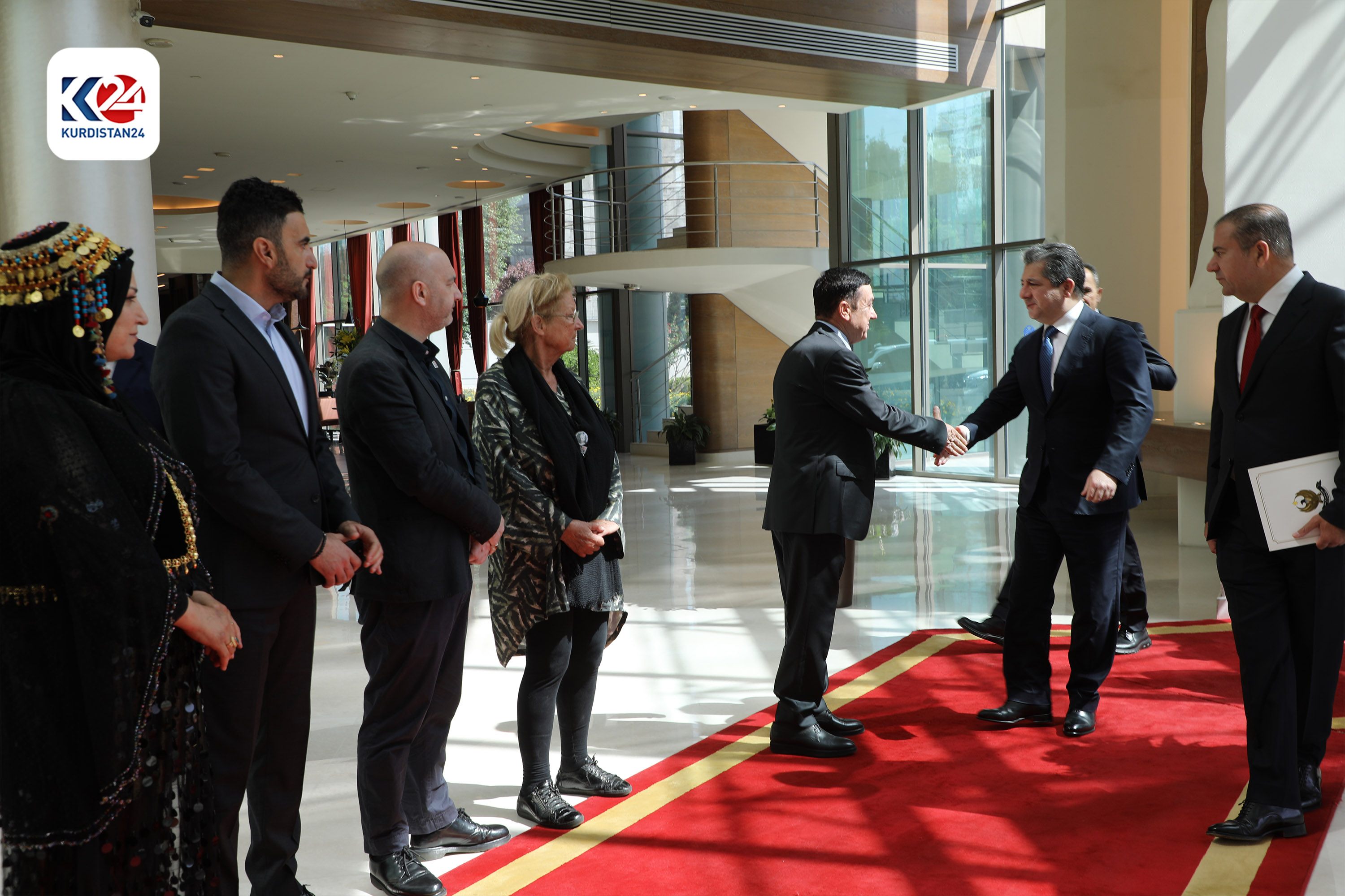 بەشداریی سەرۆکوەزیران مەسرور بارزانی لە دیداری نێودەوڵەتیی هەولێر بۆ کاری ڕۆژنامەنووسی