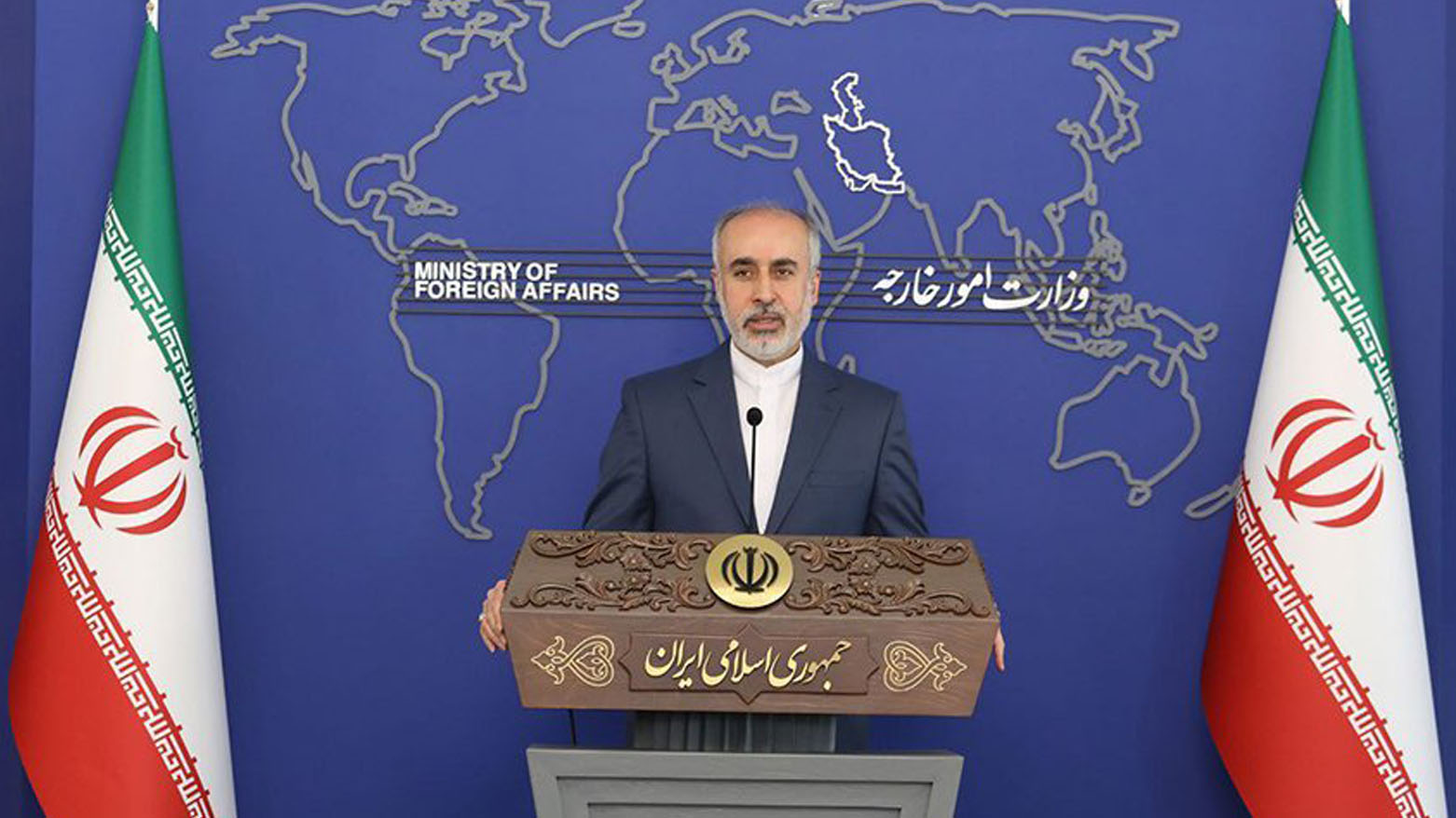 ناصر کنعانی، سخنگوی وزارت امور خارجه  ایران