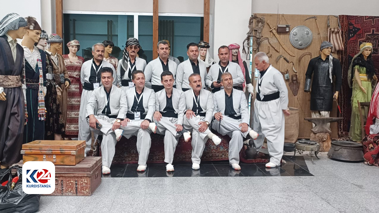 One of the dance groups participating in the Festival. (Photo: Kurdistan 24)