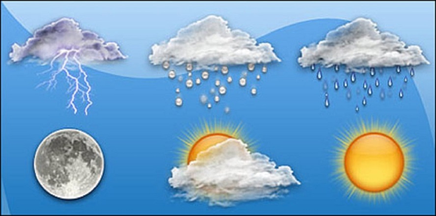 الطقس: استقرار درجات الحرارة وزخات مطر خفيفة في المناطق الجبلية