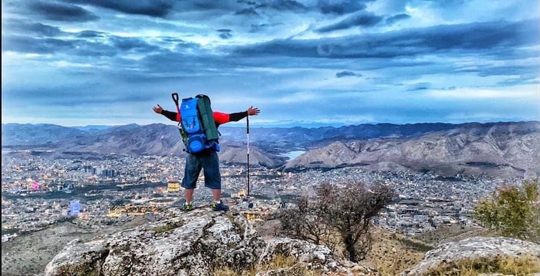 Zawa Mountain, overlooking the city of Duhok, November 27, 2020. (Photo: Gara Mountaineering Group)