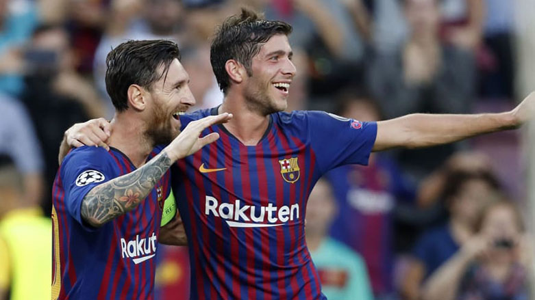 Lionel Messi &ucirc; Sergi Roberto 