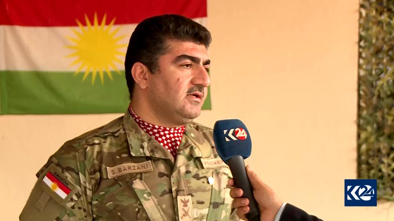General Sirwan Barzani, the Peshmerga Commander at the Gwer-Makhmour front line. (Photo: Kurdistan 24)