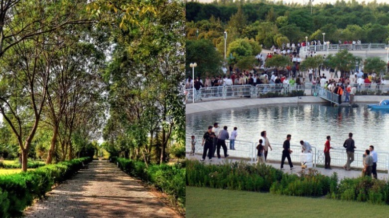 Erbil Park, officially known as Sami Abdulrehman Park, in the autonomous Kurdistan Region. (Photo: Goran Sabah Ghafour)