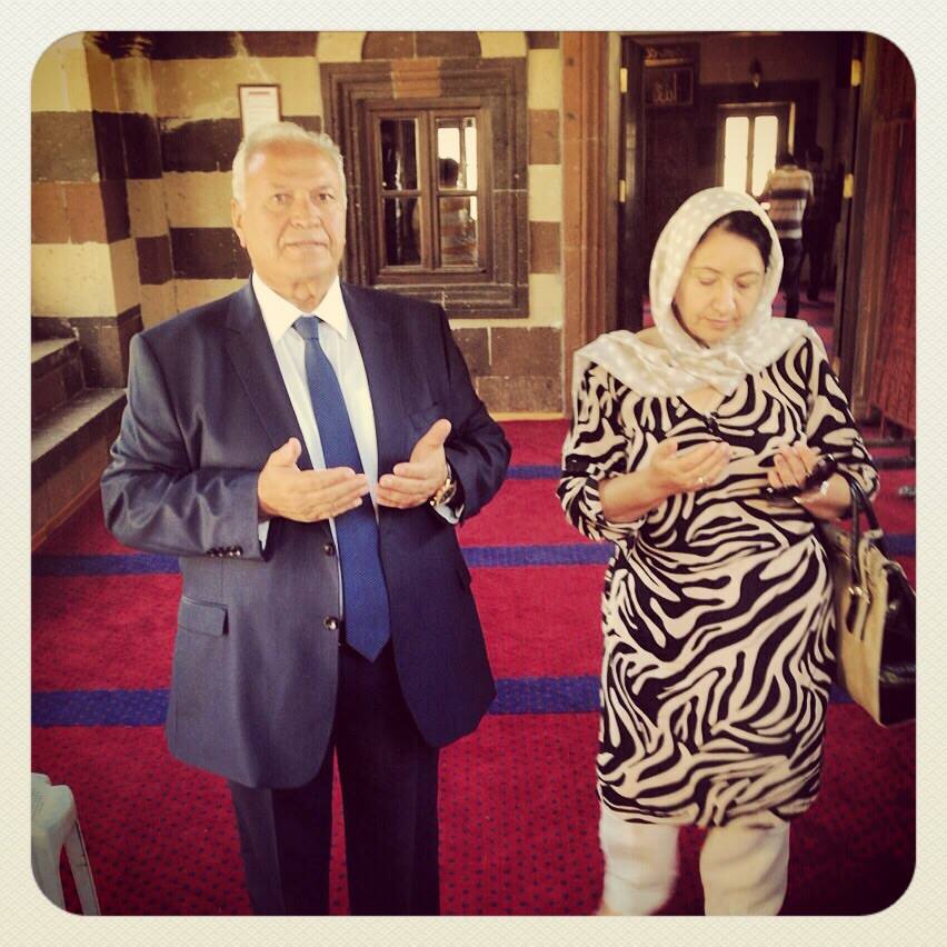 پرۆفیسۆر د. كنیاز ئیبراهیم میرۆزۆیێڤ و هاوسه&zwnj;ره&zwnj;كه&zwnj;ی