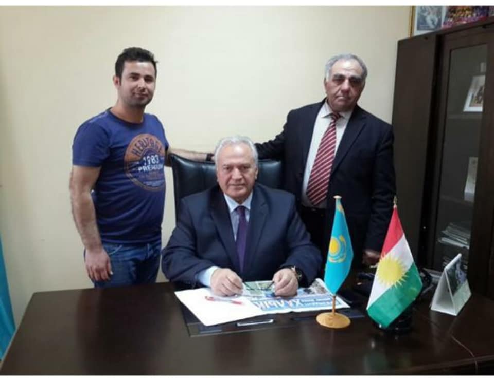 پرۆفیسۆر د. كنیاز ئیبراهیم میرۆزۆیێڤ و دوو هاوكاری 