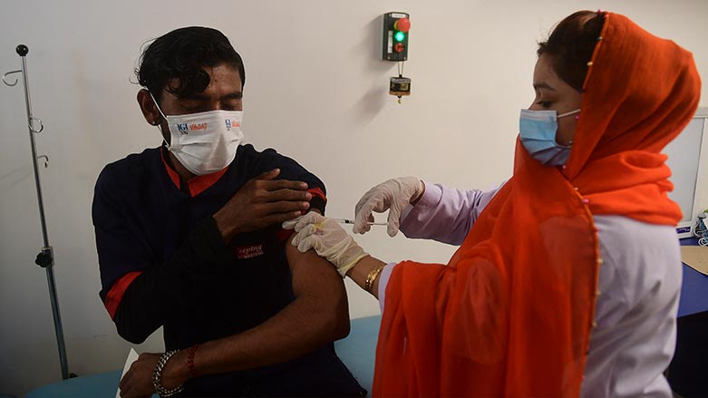 وه‌رگرتنی ڤاكسینی كۆرۆنا له‌ پاكستان