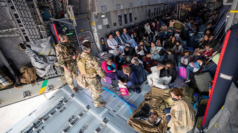 گواستنه&zwnj;وه&zwnj;ی هاووڵاتیانی ئه&zwnj;فغانی و دیپلۆماتكاره&zwnj;كان له&zwnj; كابوله&zwnj;وه&zwnj;