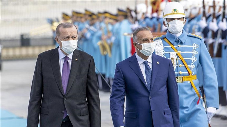 Turkish president Recep Tayyip Erdogan (L) and Iraqi prime minister Mustafa al-Kadhimi. (Photo: Archive)