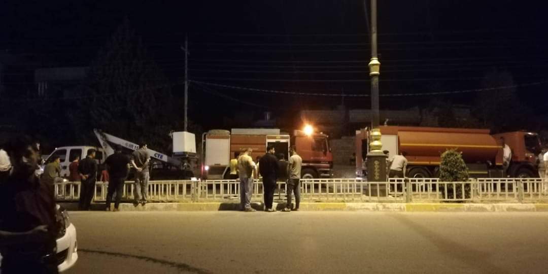دیمەنی ماڵەکە دوای سوتانی